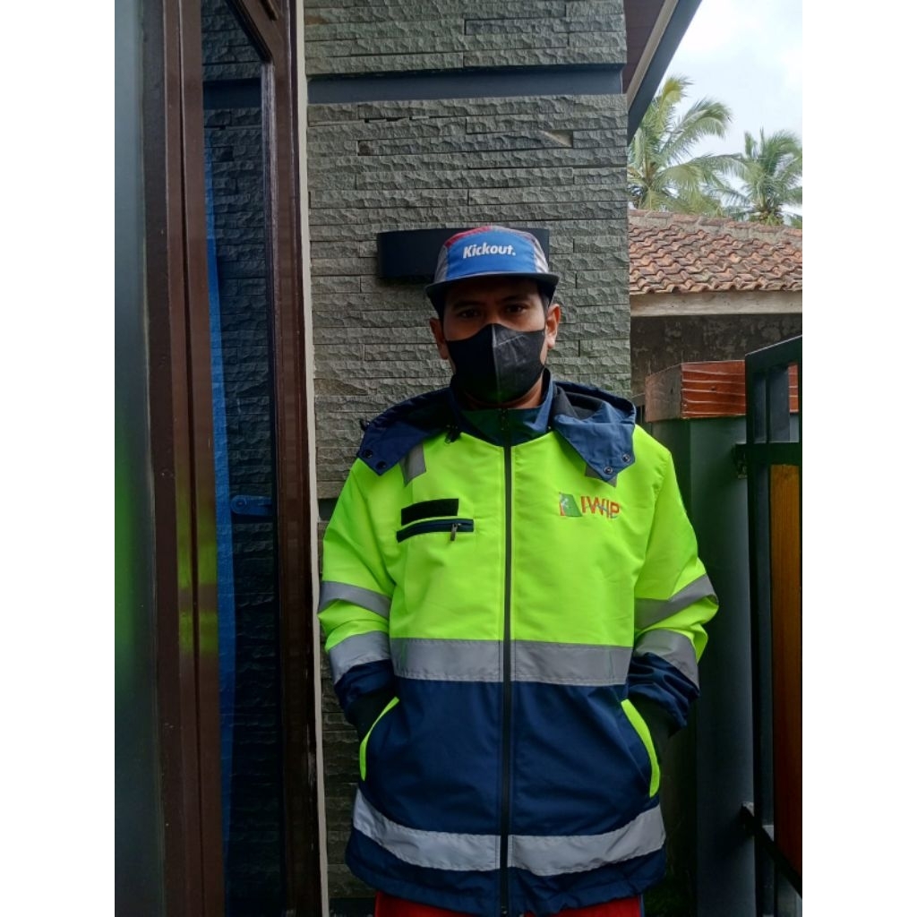 jaket safety k3 tambang