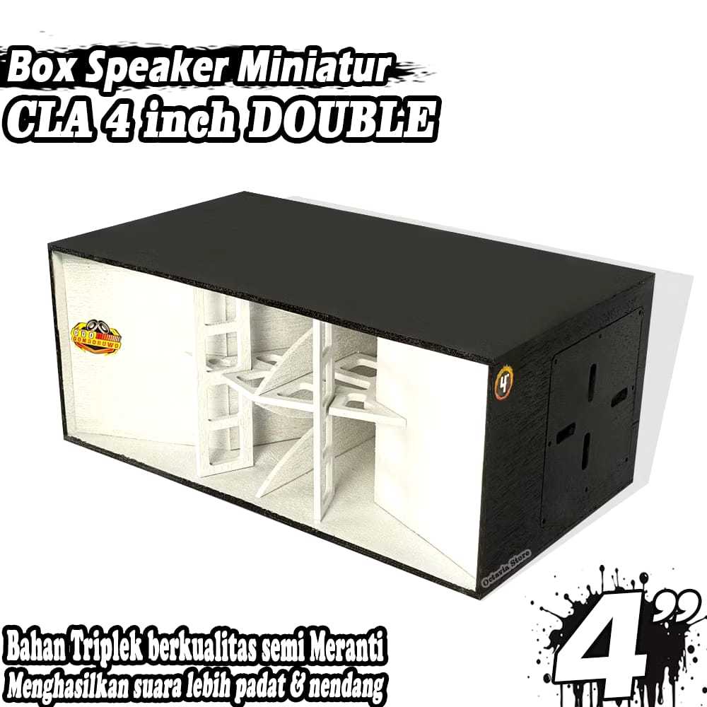 Bok Speaker Miniatur CLA 4 Inch PUTIH