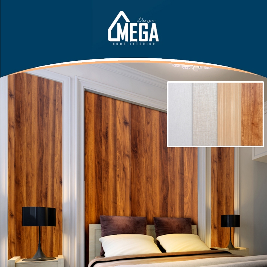 Wallboard Panel Dnding PVC / WallPanel Flat WPC / Wall Panel Polos PVC / Wallboard Interior