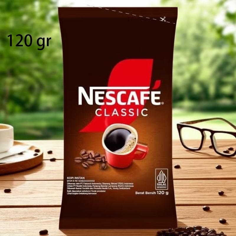 BEST SELLER NESCAFE CLASSIC 120GR VENDING MACHINE KOPI BUBUK HALUS NESTLE PROFESSIONAL