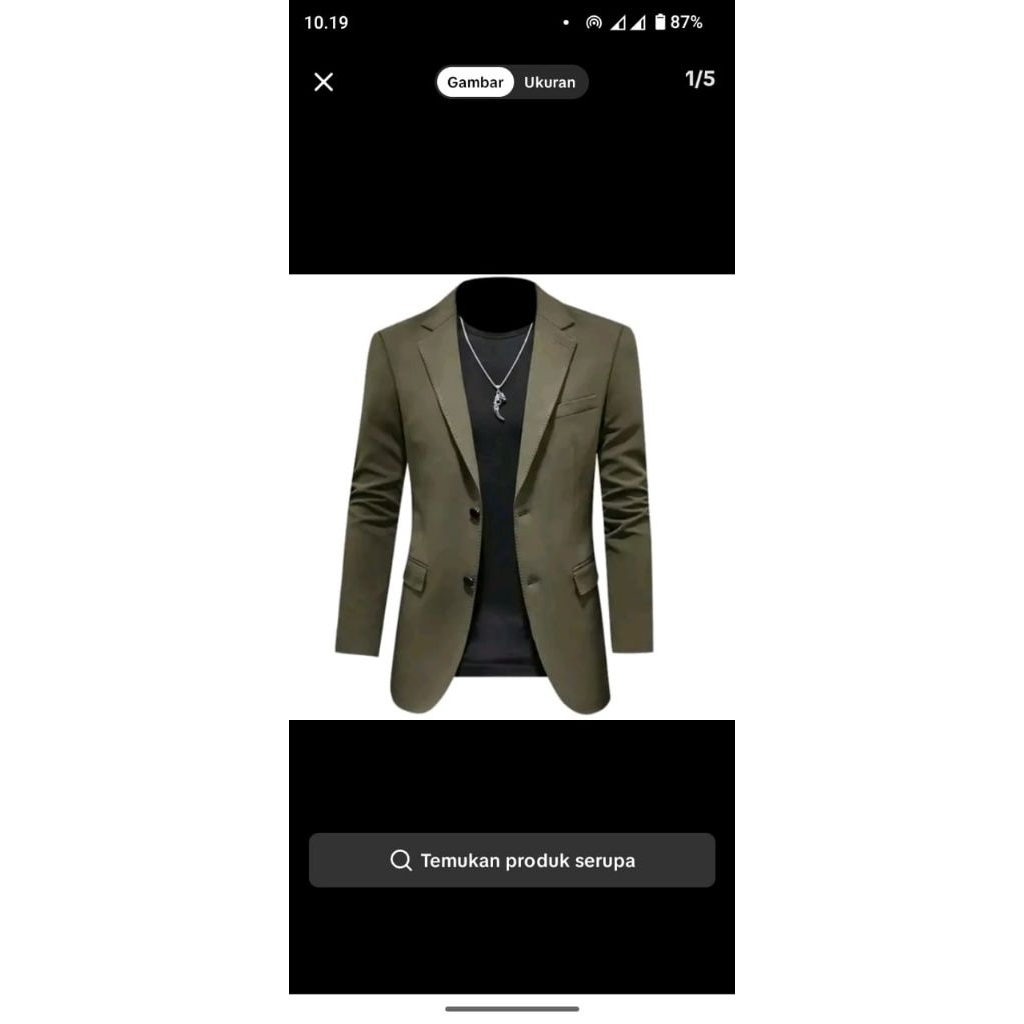 Jas blazer pria style korea