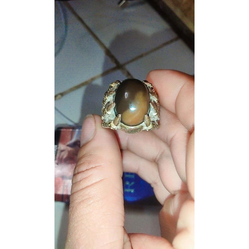 batu permata akik kecubung kopi top berkualitas