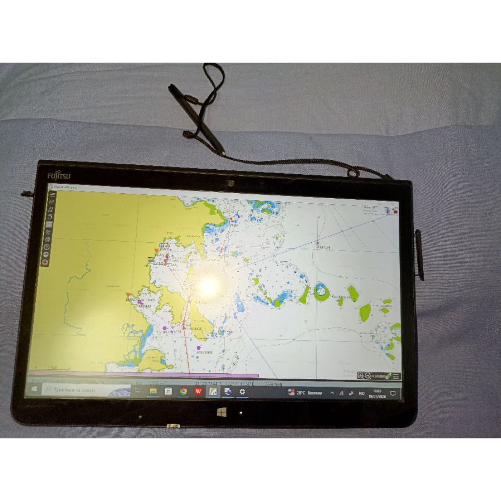 PAKET NAVIGATOR. Tablet windows fujitsu touchscreen + apk opencpn