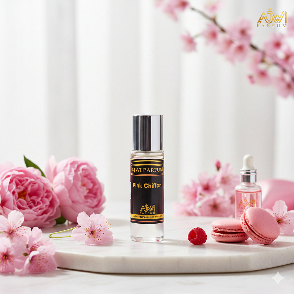 Parfum Wanita Tahan Lama Edp Pink Chiffon Non alkohol kualitas premium