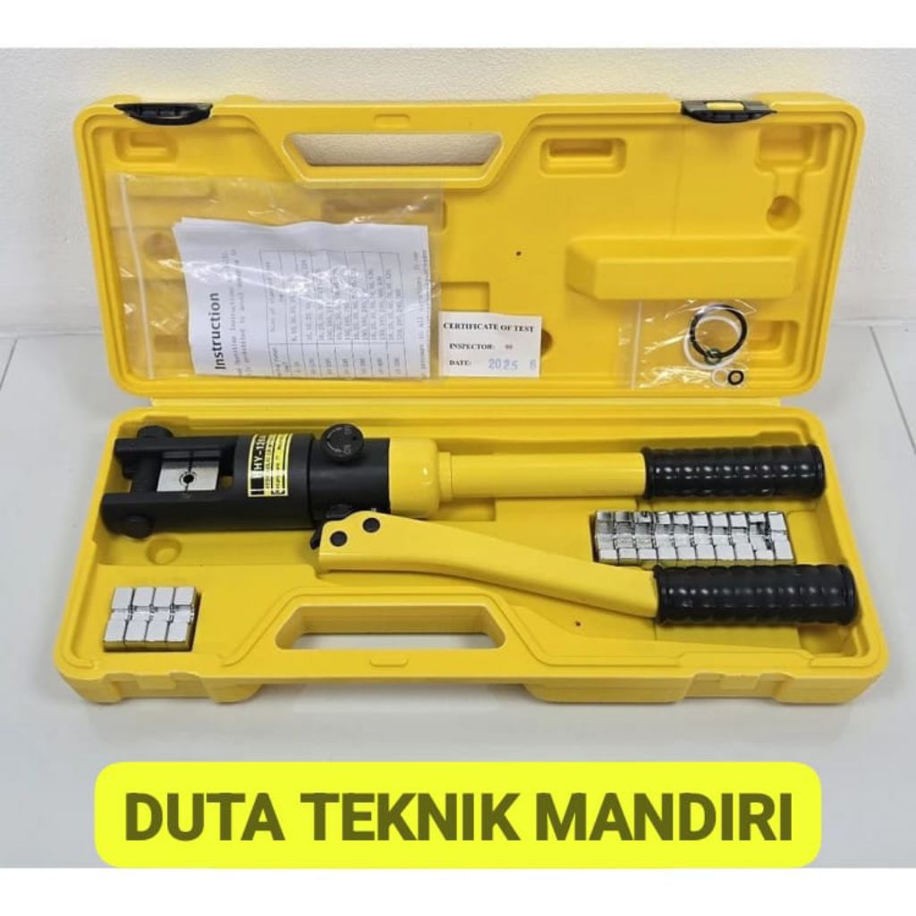 10-120mm Hand Hydraulic Crimping Tool HHY-120A BARTON Alat Tang Press Skun Cable Lug Tembaga Alumini