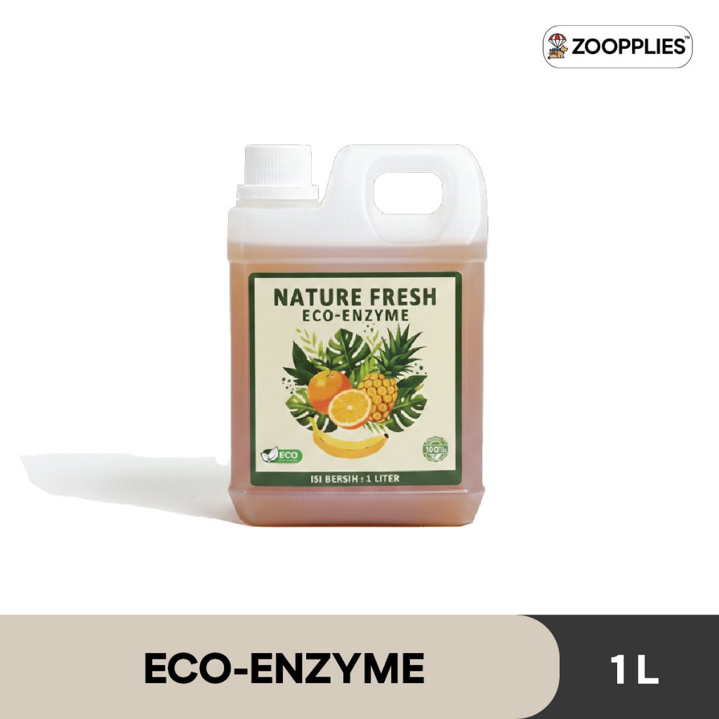 Eco Enzyme Cairan Serbaguna Pupuk Organik Cairan Pembersih 1000ml 1L Eco-Enzyme