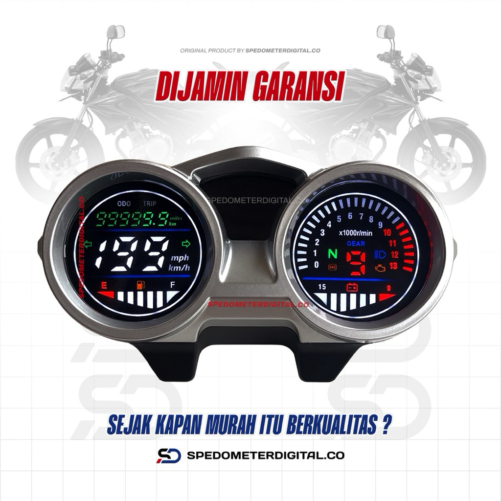 Spedometer Digital Yamaha Vixion Old / Spidometer Digital Vixion Old PNP