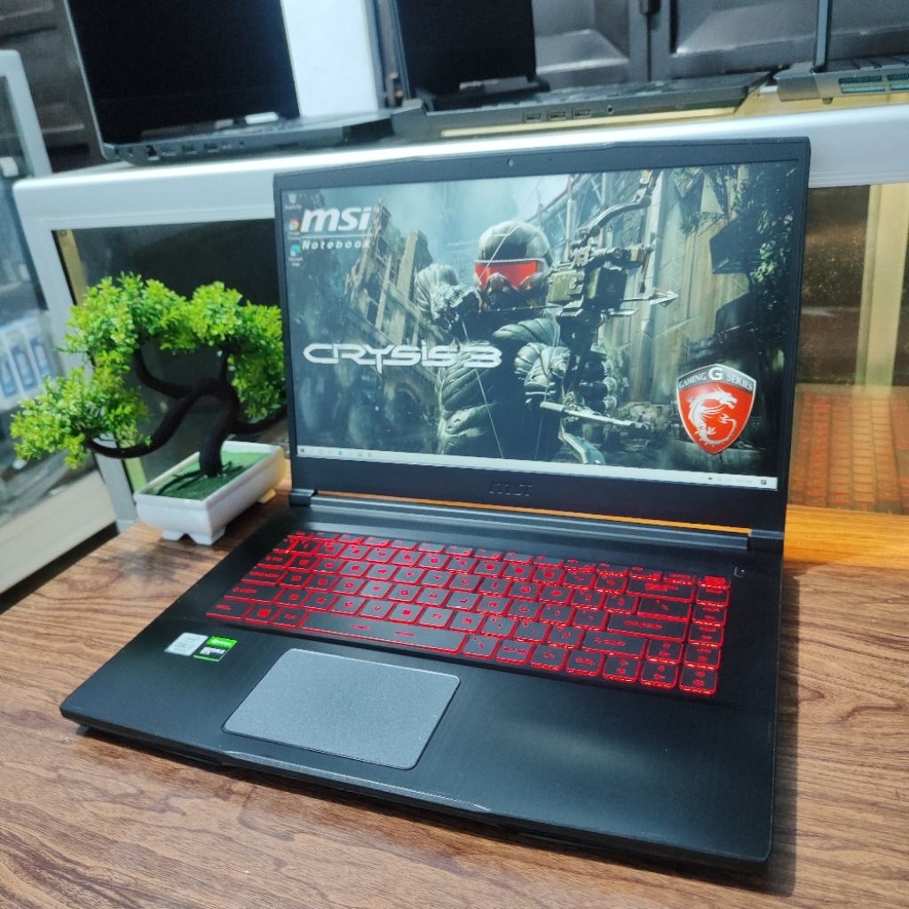 Laptop Gaming MSI GF63 Thin 15 GTX 1660 Ti 6GB
