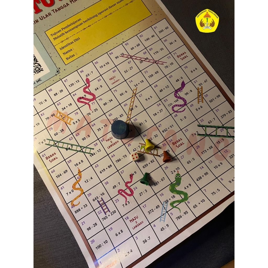 Ular Tangga Matematika (MATUTANG) Operasi Hitung