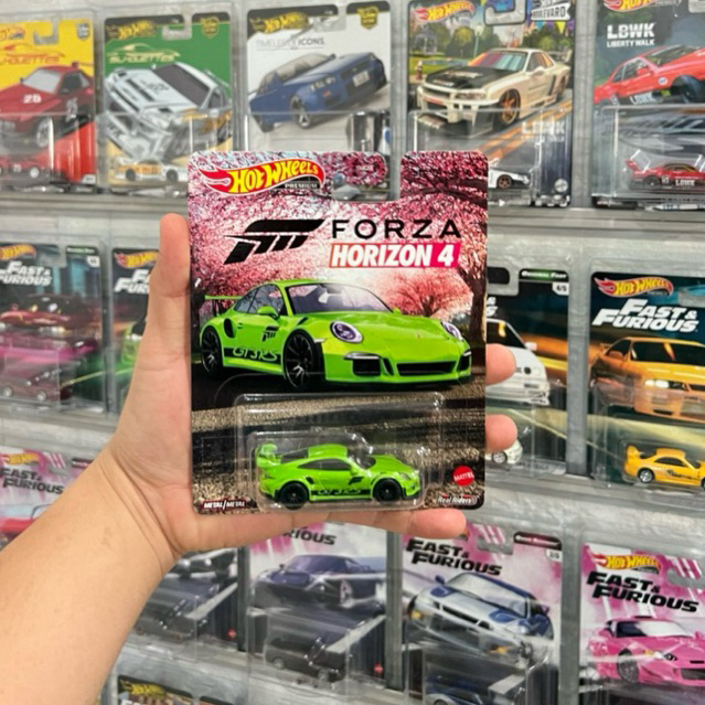 hotwheels premium porsche 911 GT3 RS forza horizon 4