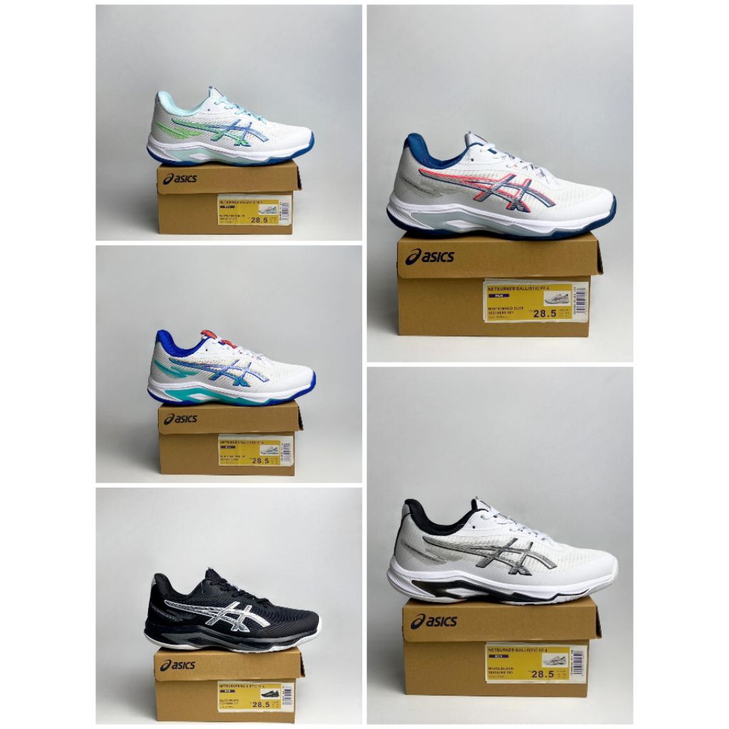 Asics netburner FF 4 LOW murah berdecit sepatu voli pria wanita ready bonus kaos kaki
