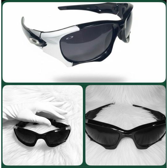 [RARE] Oakley Sunglasses Black Silver - Original Second Istimewa