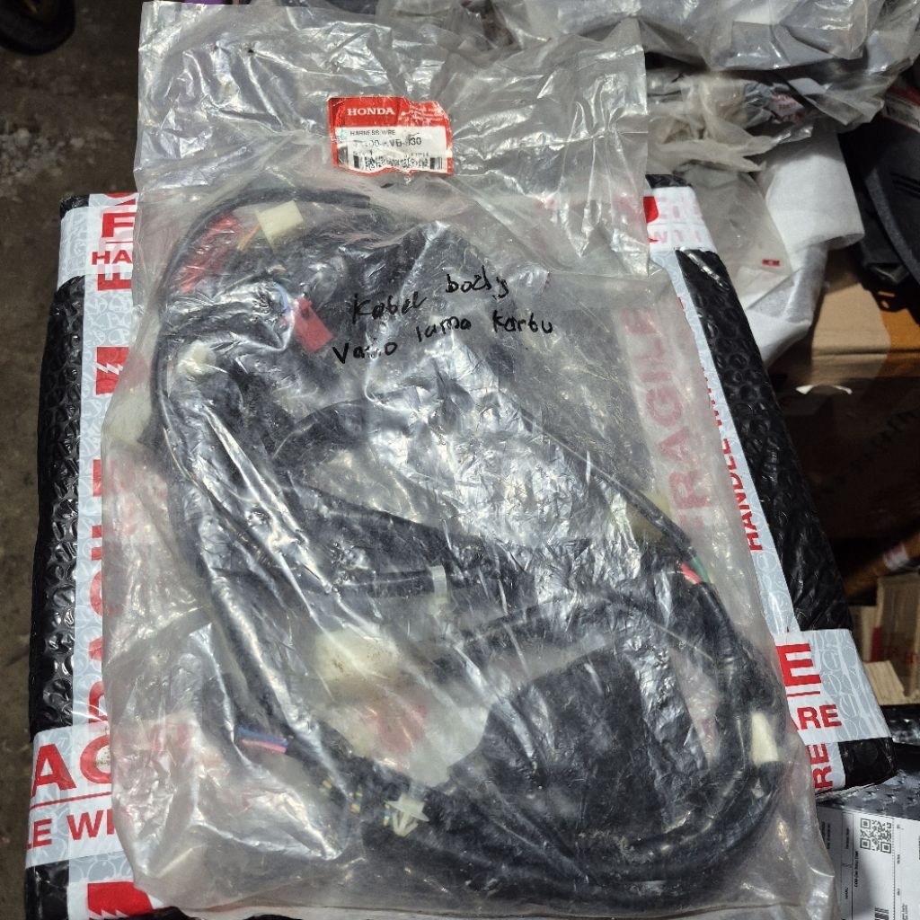 wire hardness kabel body bodi utama Honda vario 110 karbu old lama original ahm honda 32100-KVB-930