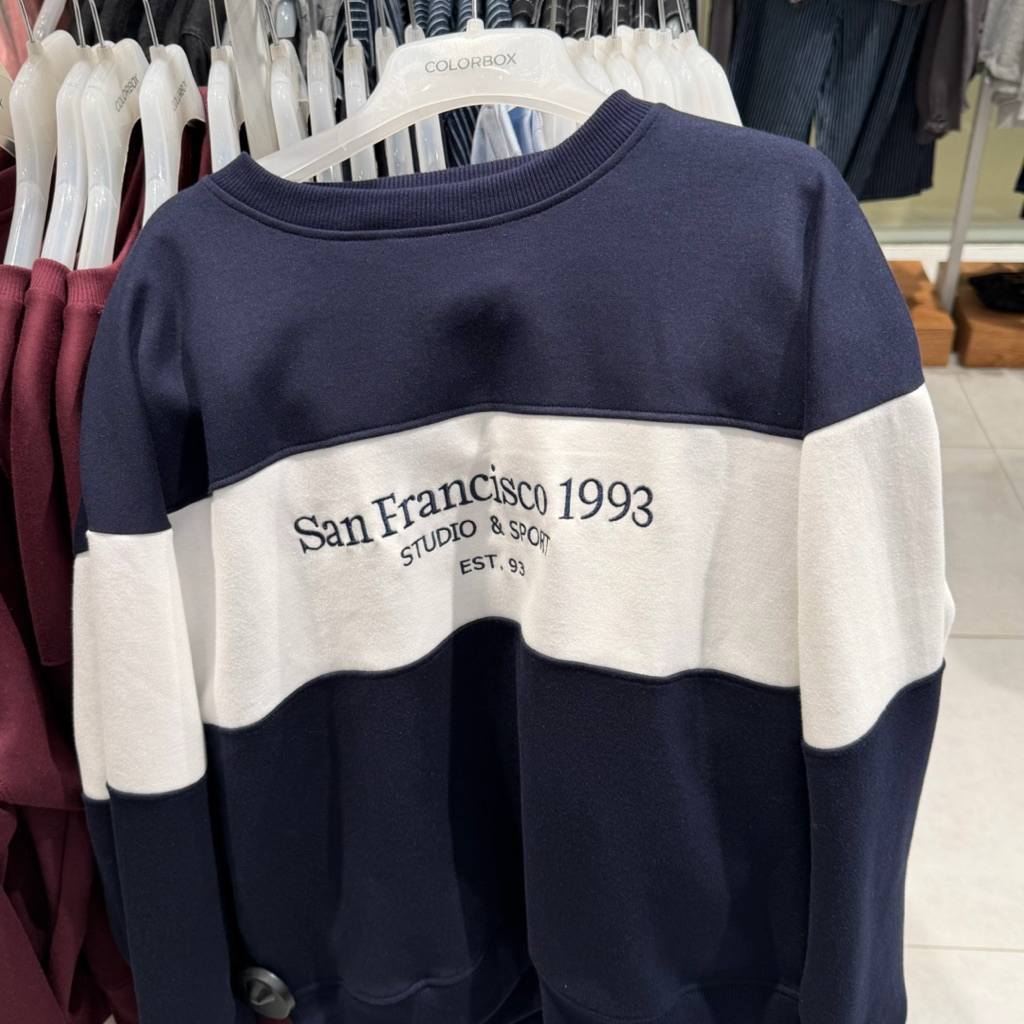 sweater sweatshirt motif printed lengan panjang colorbox sale