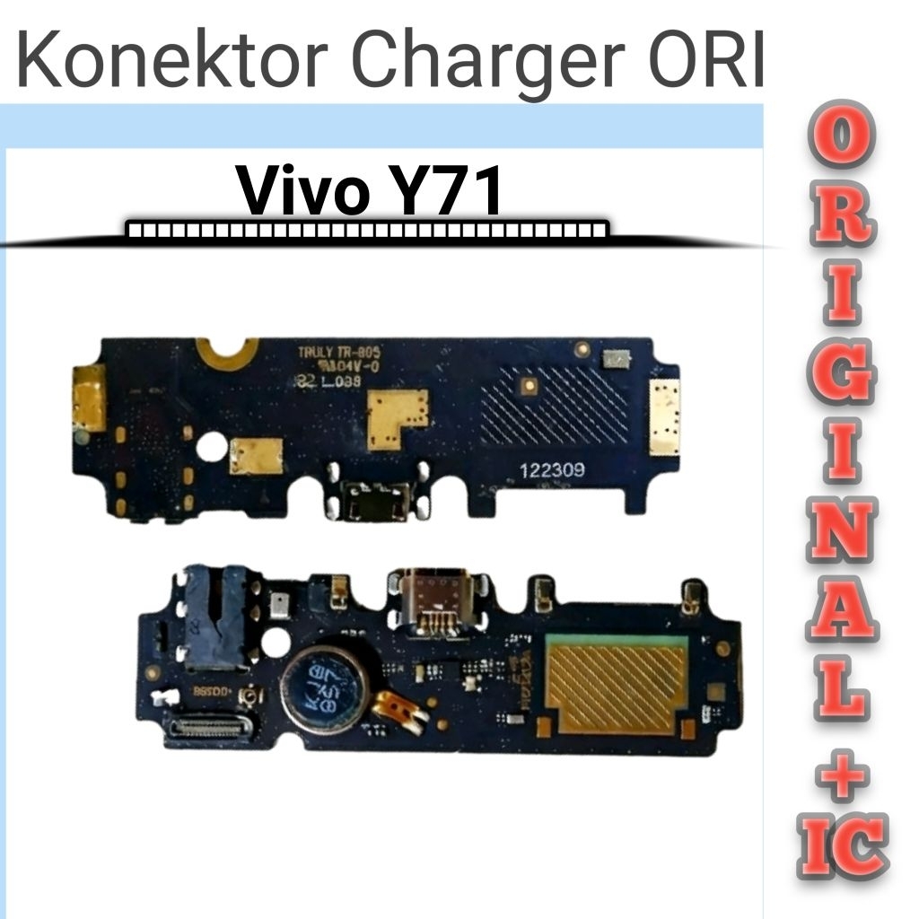 Konektor charger Vivo Y71 / Y 71 Ori Papan Cas Flexible konektor charger Vivo Y71 ORI