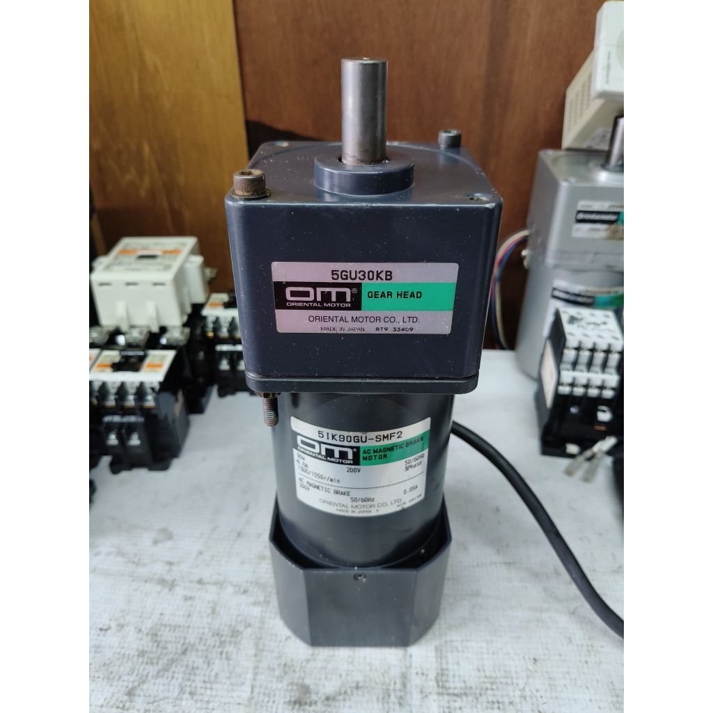 AC brake motor gearbox 90W 220V 3phase