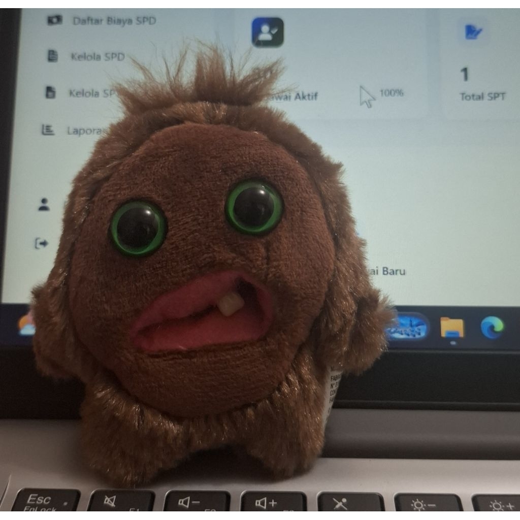 Fuggler Baby Hedge Grog baju coklat