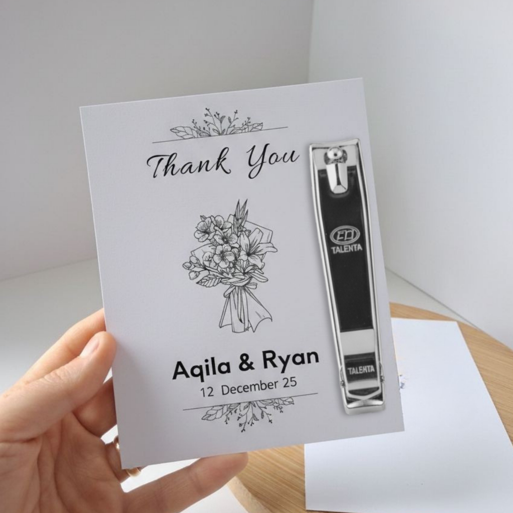 Gunting kuku || Souvenir Pernikahan || Desain Custom