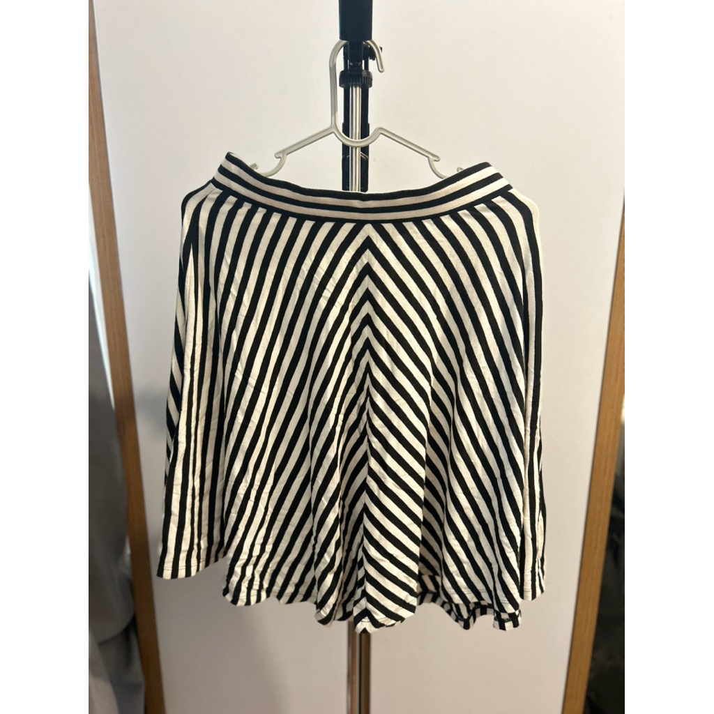 rok striped midi uniqlo