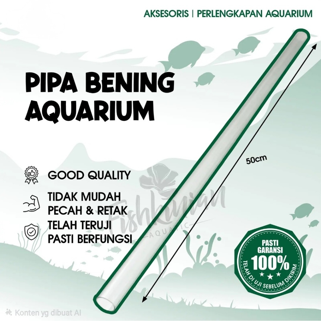 50cm pipa aquarium 50cm / Pipa  Bonus  Cashback  Bening Aquarium