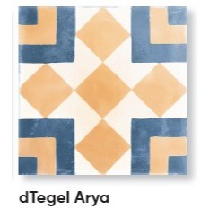 Keramik Tegel Motif Vintage ROMAN d'Tegel Arya 20x20 Grade A RPA20207012 Archipelago Series