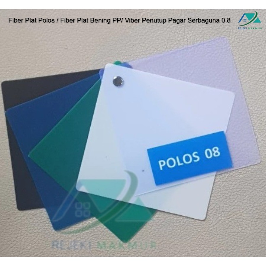 Plastik Fiber POLOS    / Plastik Penutup Pagar polos 0.8