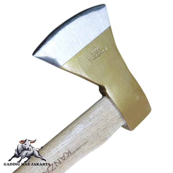 PROMO GROSIR Kampak Mas Gagang Kayu 700 Gram Majesty / Kapak Belah Potong Kayu Besar 700g GMJ