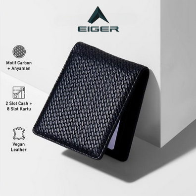 Eiger Bag'S - Cartiera Zed Wallet Dompet Lipat Bifold Kartu Dan Uang Pria Wanita Premium
