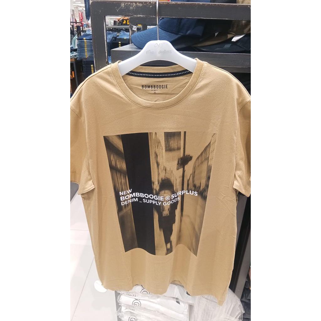 Bombboogie kaos slimfit pria original