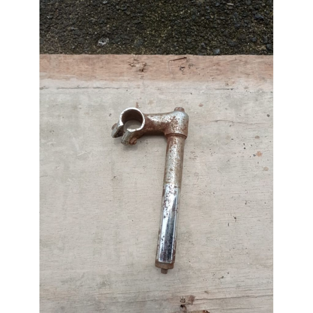 Stem sepeda balap jadul besi second antiq