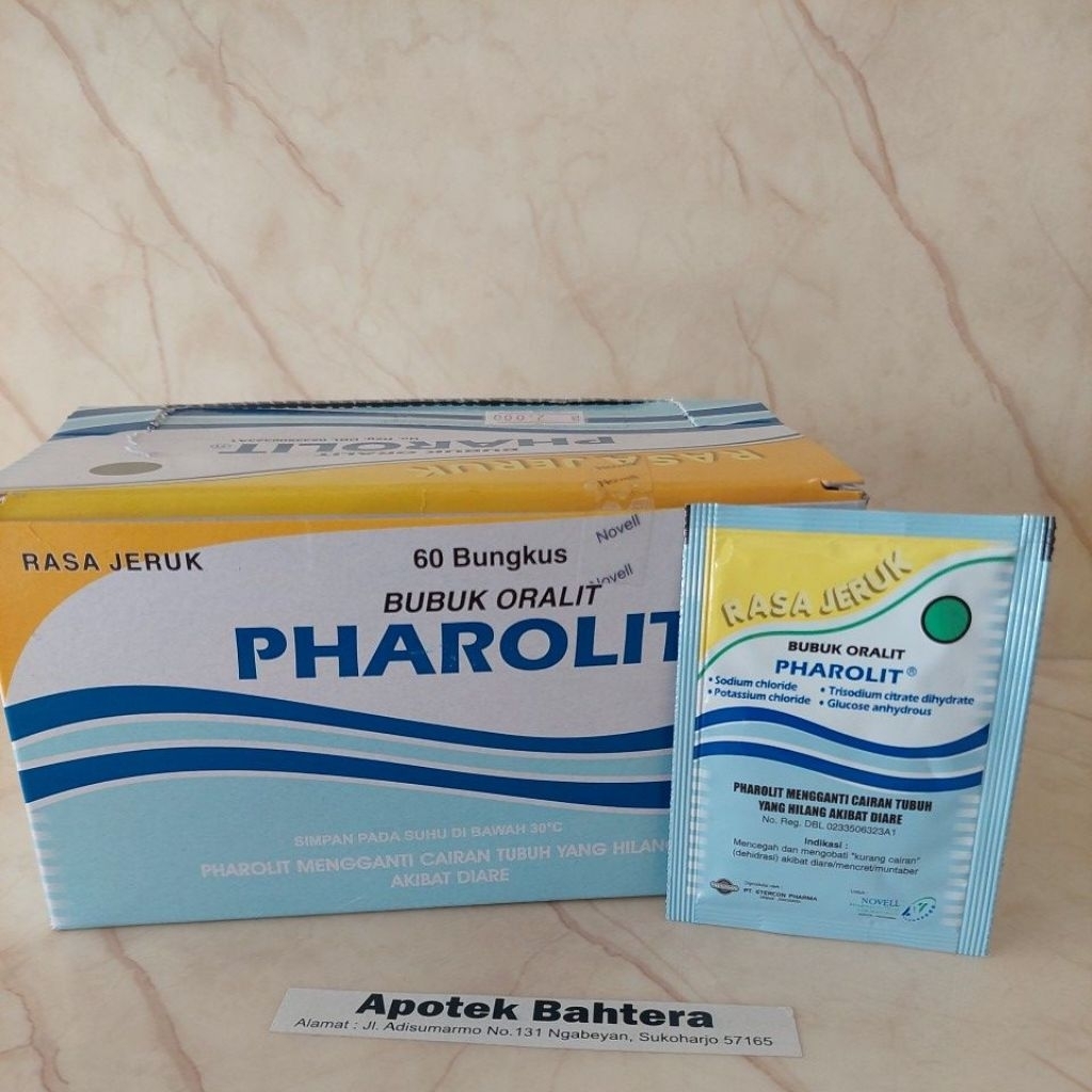 Oralit rasa jeruk. harga 1 sachet