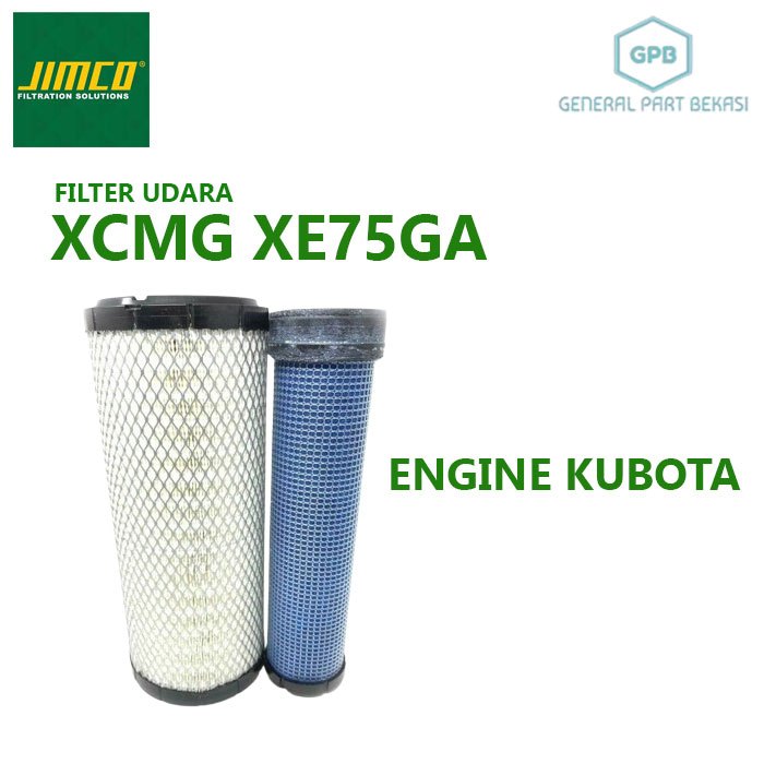 Filter Udara XCMG XE75GA Engine Kubota Set Jimco