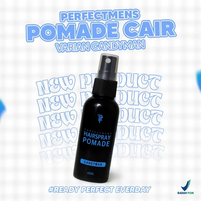 POMADE CAIR TERLARISS / POMADE LIQUID / PERFECTMENS POMADE SPRAY CAIR minyak rambut cowok parfum ram