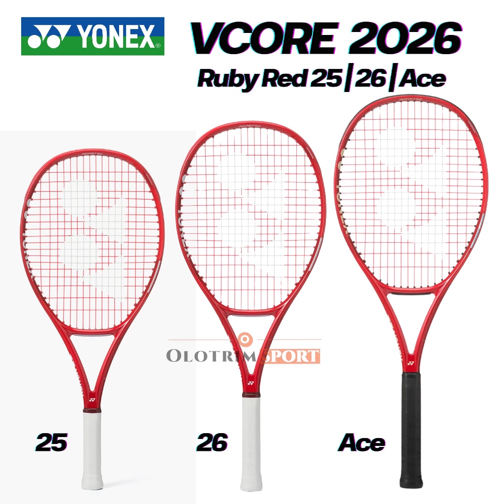 Raket Tennis Yonex FRAME VCORE 25 VCORE 26 VCORE ACE Tenis Original Yonex