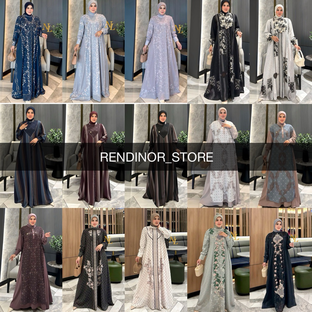 FAHIRA NUNULOLO SINTIA ZAKIA MAHARA VINNA DRESS  BY NUNULOLO