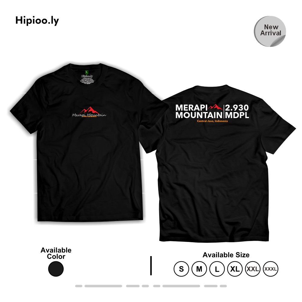 Kaos Outdoor Kaos Gunung Merapi | Kaos Gunung | Kaos Pendaki | Kaos Outdoor