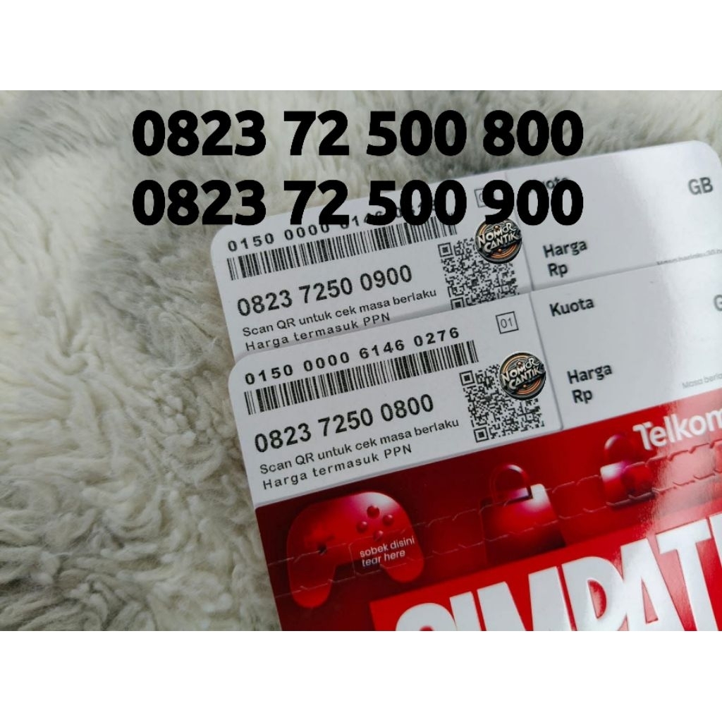 KARTU PERDANA NOMOR CANTIK PILIHAN