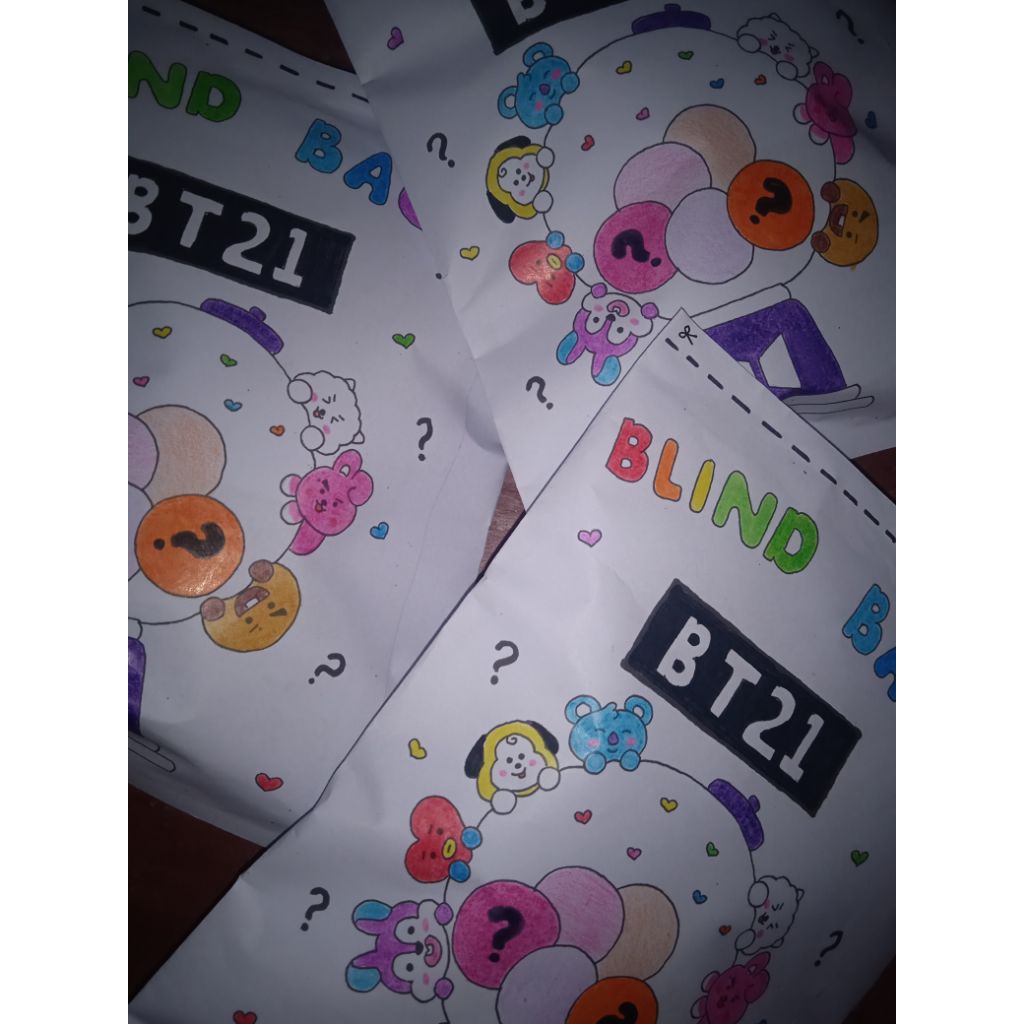 BLIND BAG BT21 BTS (PAPERSQUISHY BY yumy squishy)