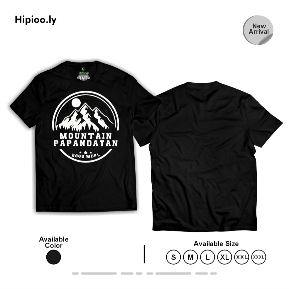 Kaos Outdoor Kaos Gunung Papandayan | Kaos Gunung | Kaos Pendaki | Kaos Outdoor