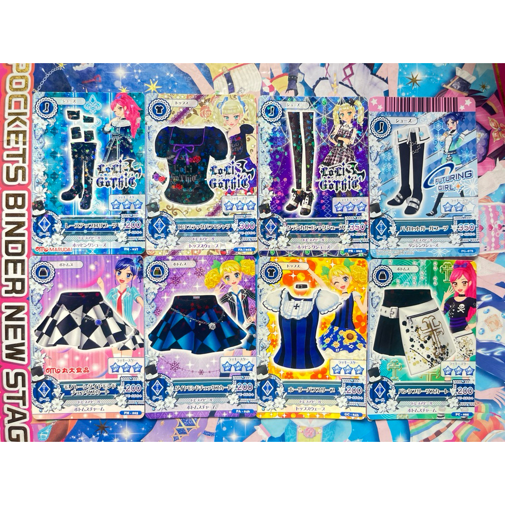 Kartu Aikatsu Satuan Cool Promotion Jepang Loli Gothic Futuring Girl Yurika Todo Seira Aoi Kiriya Or