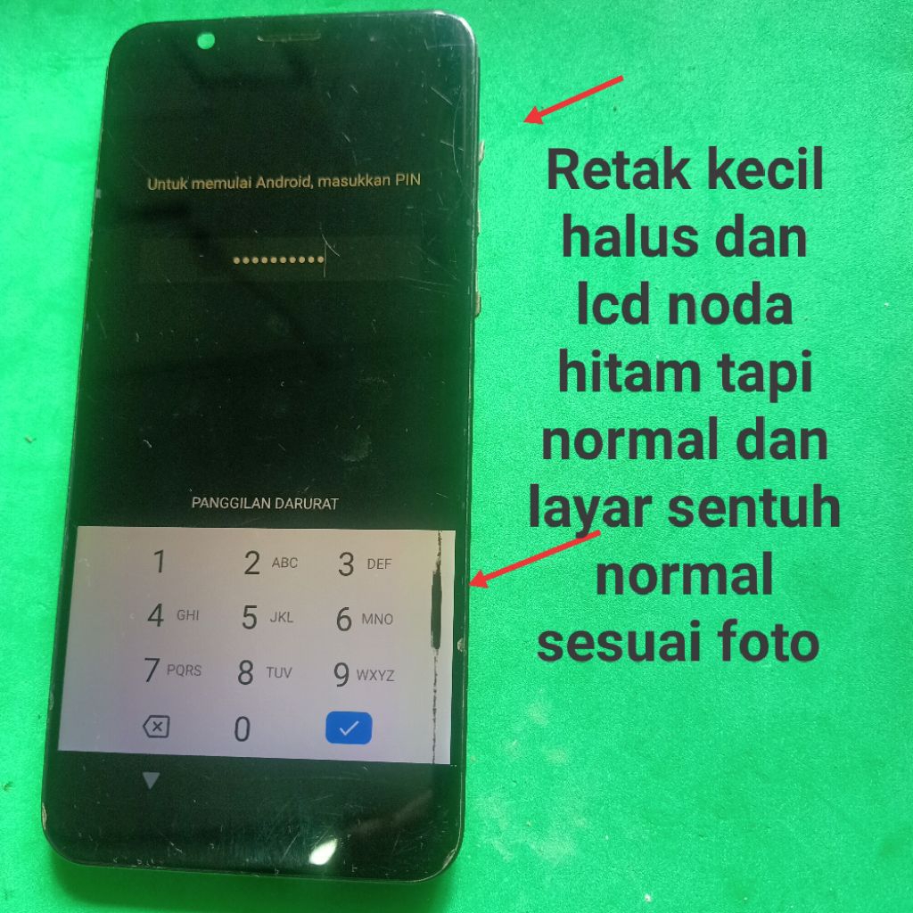 Lcd touchscreen minus retak normal Asus Zenfone Max pro M1 Zb601kl / X00TD  Original Copotan ( Mesin