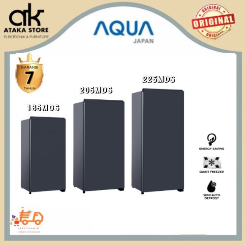 KULKAS AQUA 1 PINTU 185MDS / 205MDS / 225MDS Kulkas 1 Pintu Aqua Kulkas Satu Pintu