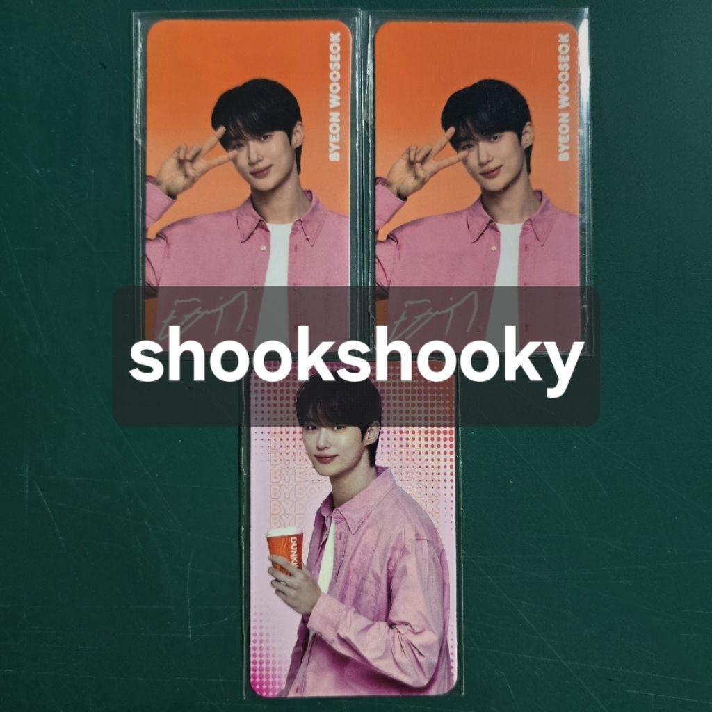 BYEON WOOSEOK BWS DUNKIN DONUTS PHOTOCARD