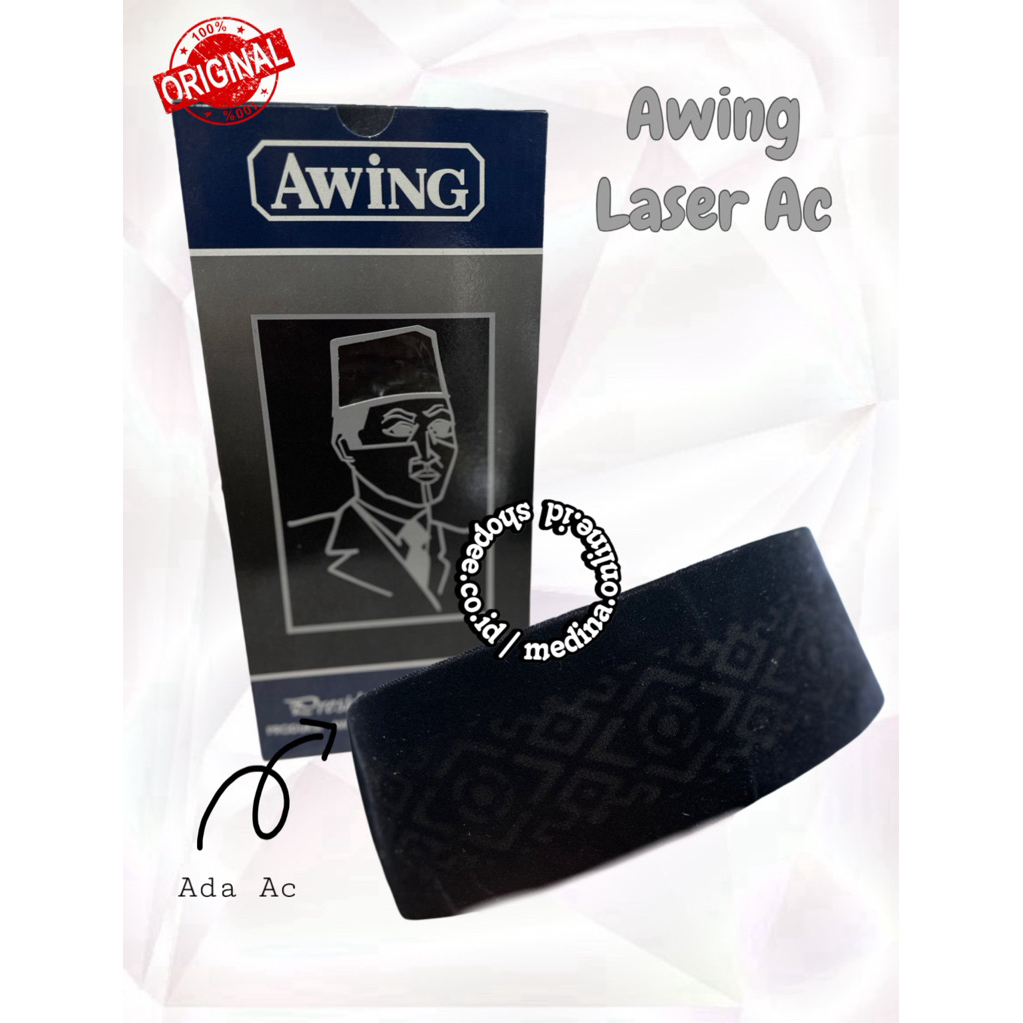 Songkok Awing / Peci AWING / kopiah Awing tipe Laser Original 100%