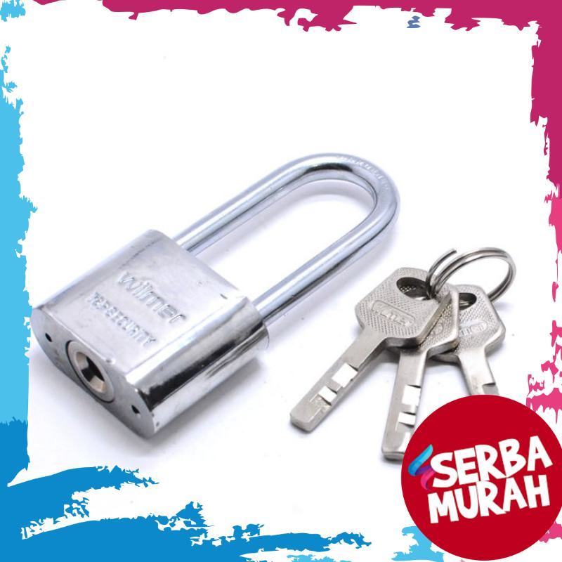 Netz Gembok Rumah Koper Pagar Putih 30 40 50 60mm 3 kunci