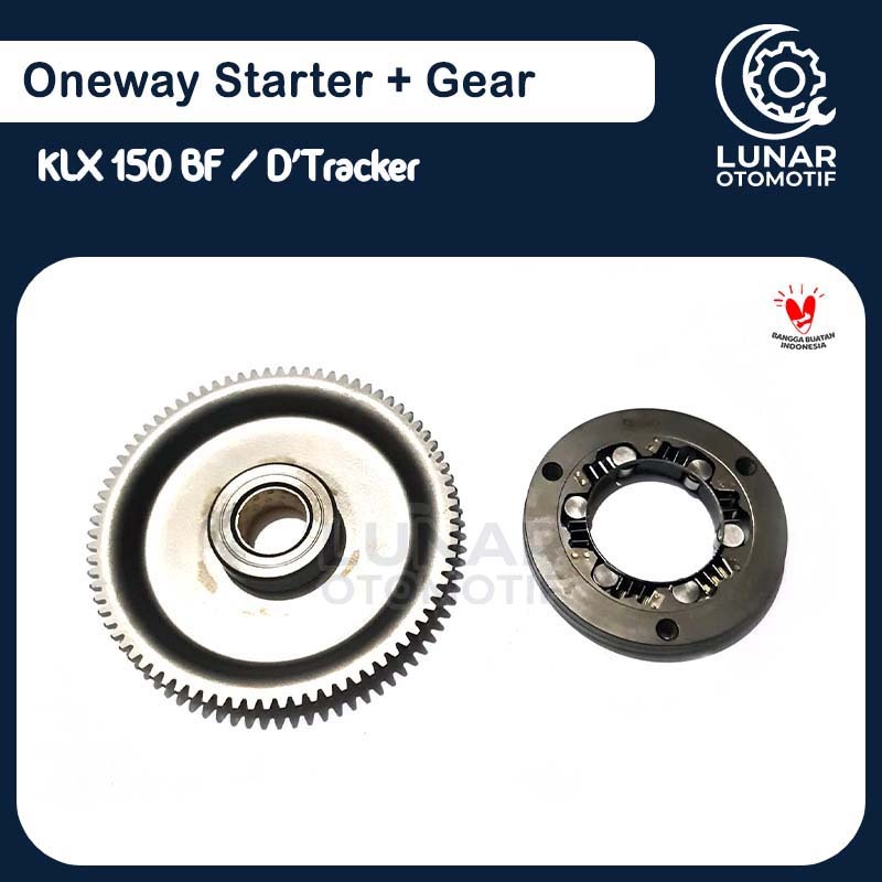 Rumah Gear Stater Besar One Way Komplit Kawasaki KLX150 KLX 150 BF D Tracker