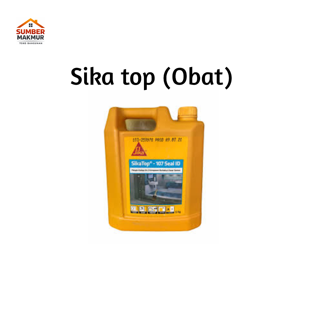 SikaTop 107 Set 25kg 20kg Semen + 5kg Cairan /SikaTop 107 Seal ID Mortar Waterproof 25kg