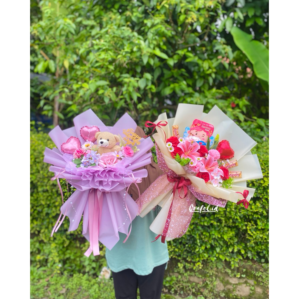 BUKET COKELAT |BUKET BONEKA BALON LOVE