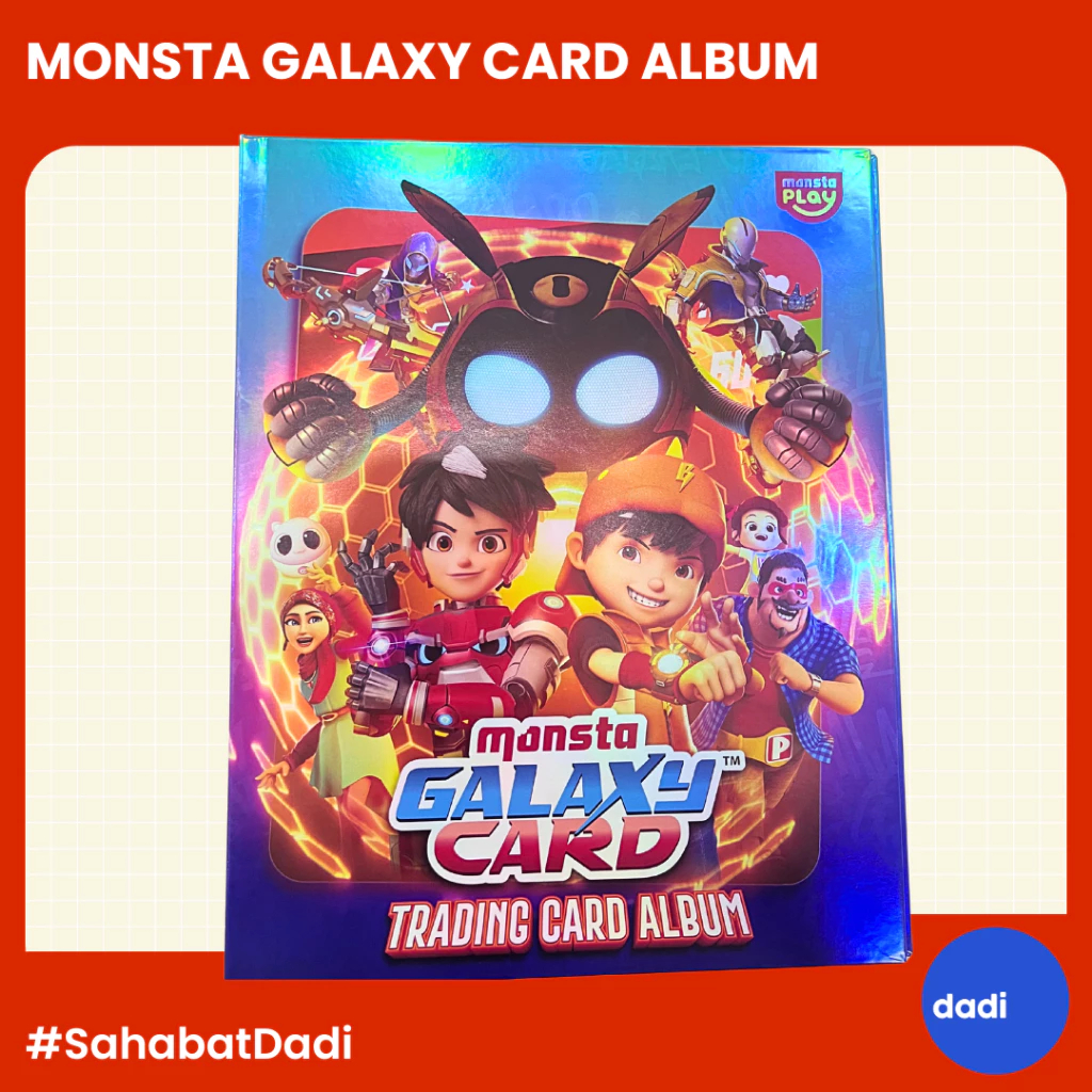Monsta - BoBoiBoy Monsta Trading Album - Hobi Koleksi/Album Foto