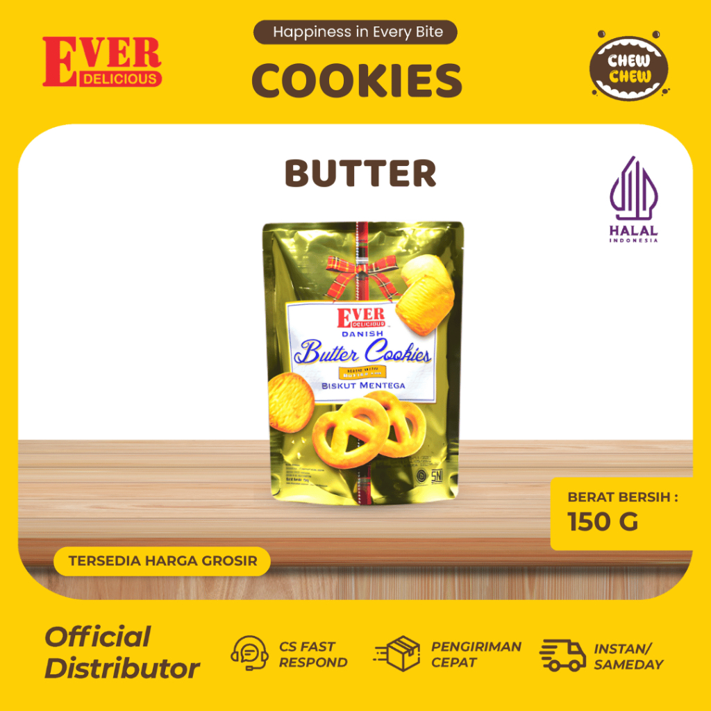 Ever D. Cookies 150gr BUTTER